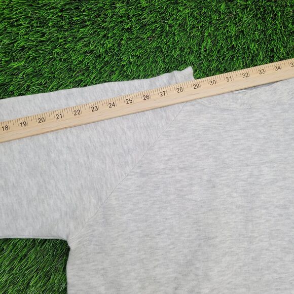 Vintage 1989 UCLA Bruins Cropped Sweatshirt M/L 21x22 Gray - Picture 6 of 16